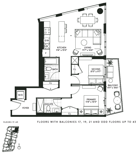 450 Front Street West Studio-3 Beds Apartment for Rent - Photo Gallery 59